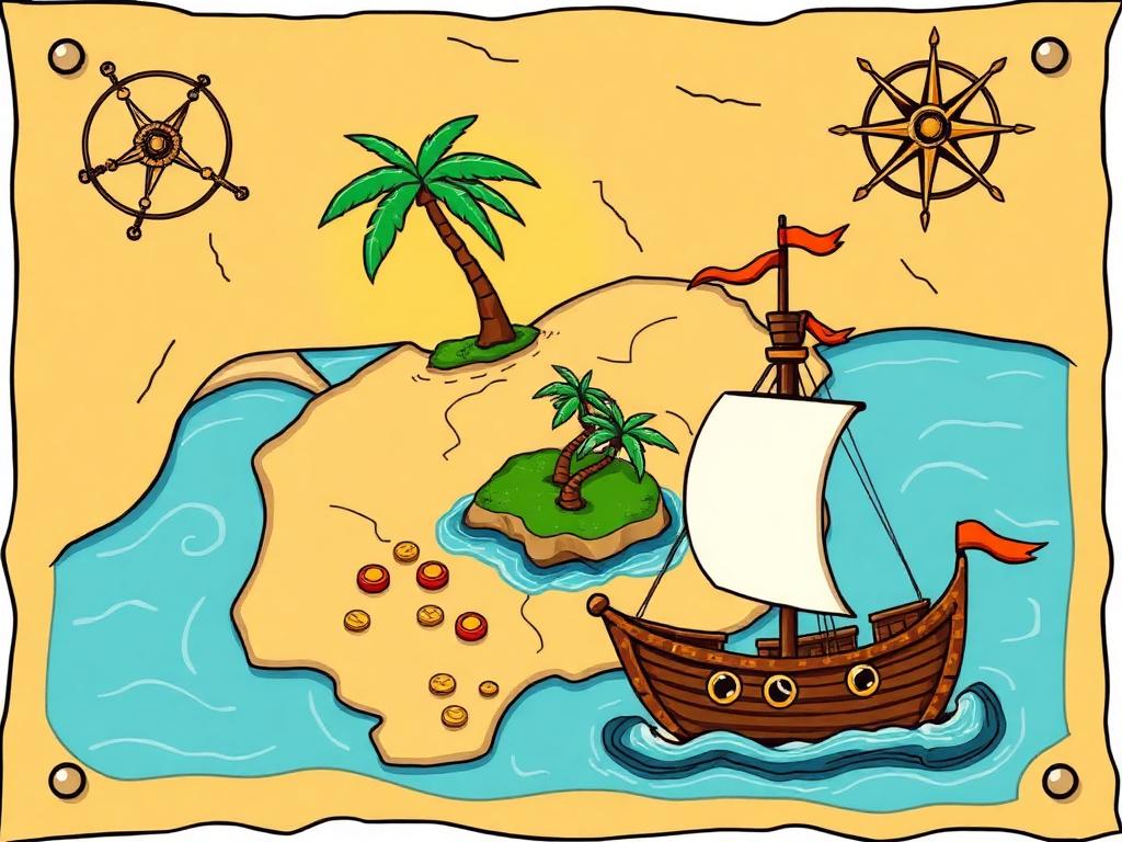 Titelbild zum Abenteuer Die Piratenkarte